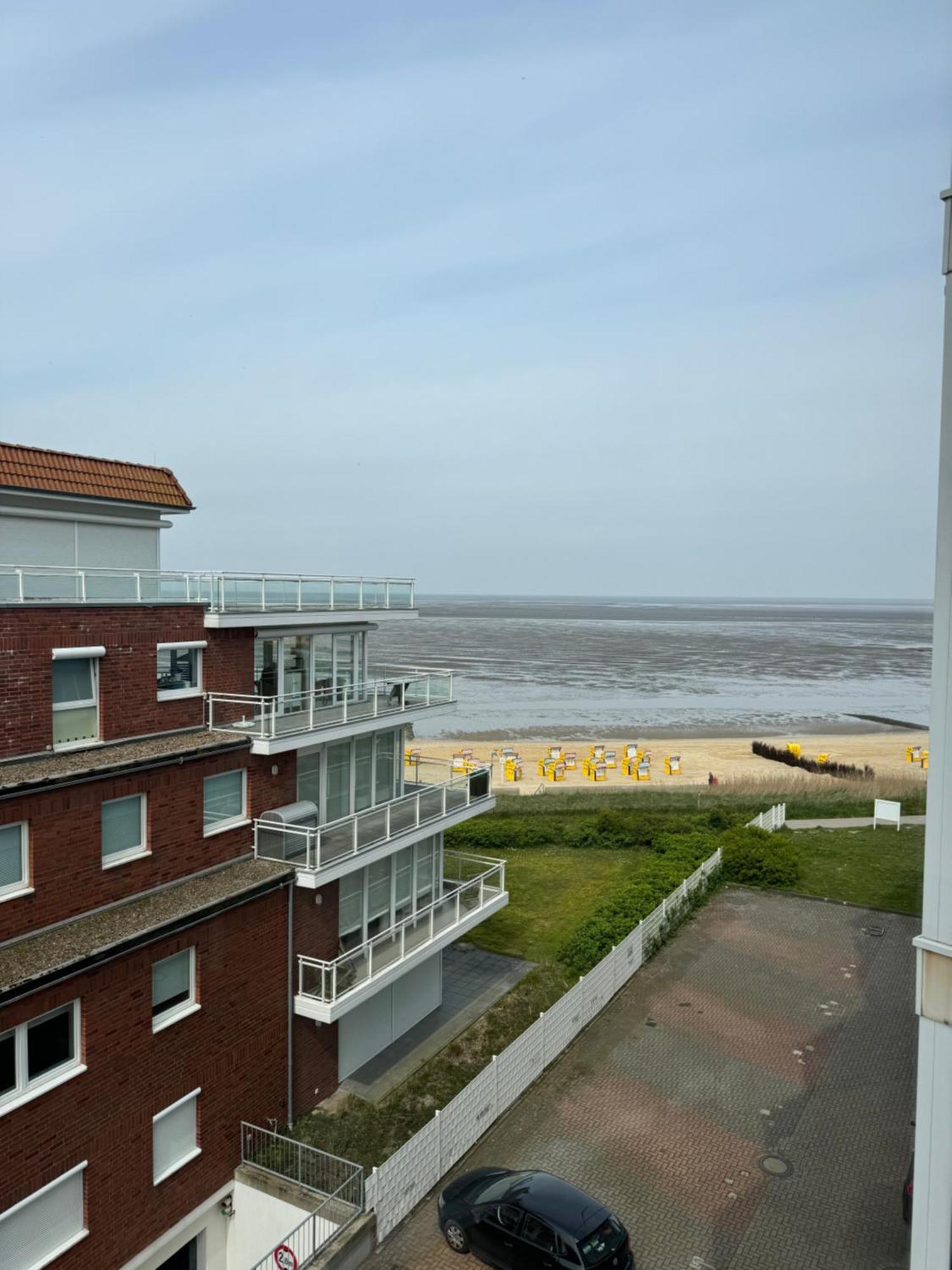 Traumhafte Ferienwohnung - Direkter Meerblick - 50M Zum Strand In Cuxhaven Duhnen In 1A Lage Im Haus Seehuette Екстер'єр фото