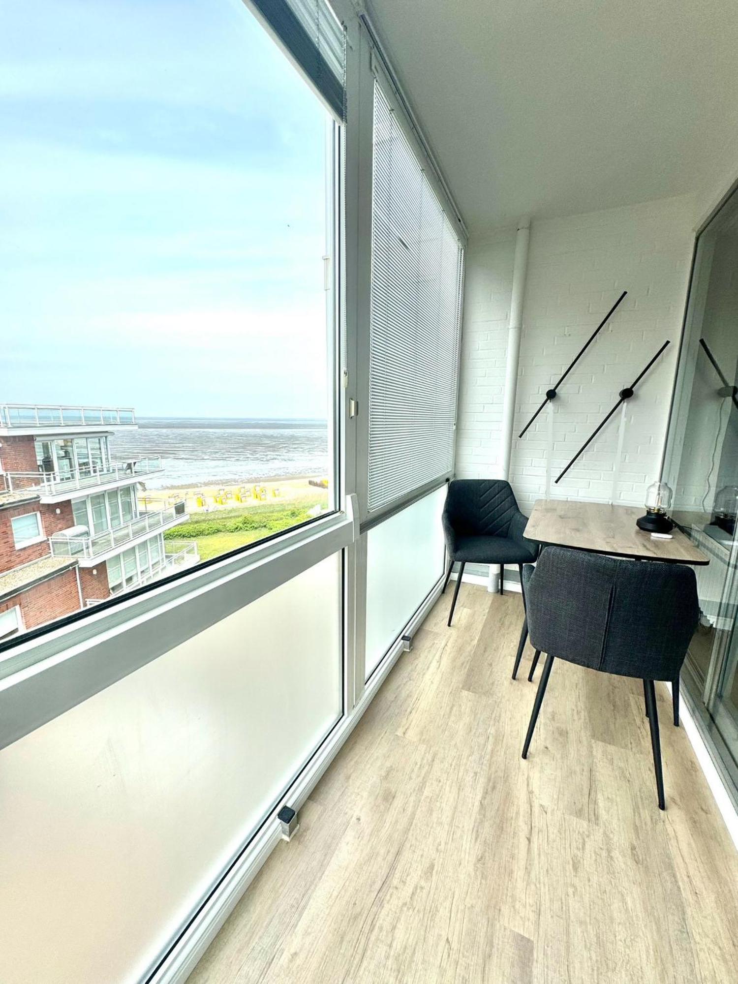 Traumhafte Ferienwohnung - Direkter Meerblick - 50M Zum Strand In Cuxhaven Duhnen In 1A Lage Im Haus Seehuette Екстер'єр фото